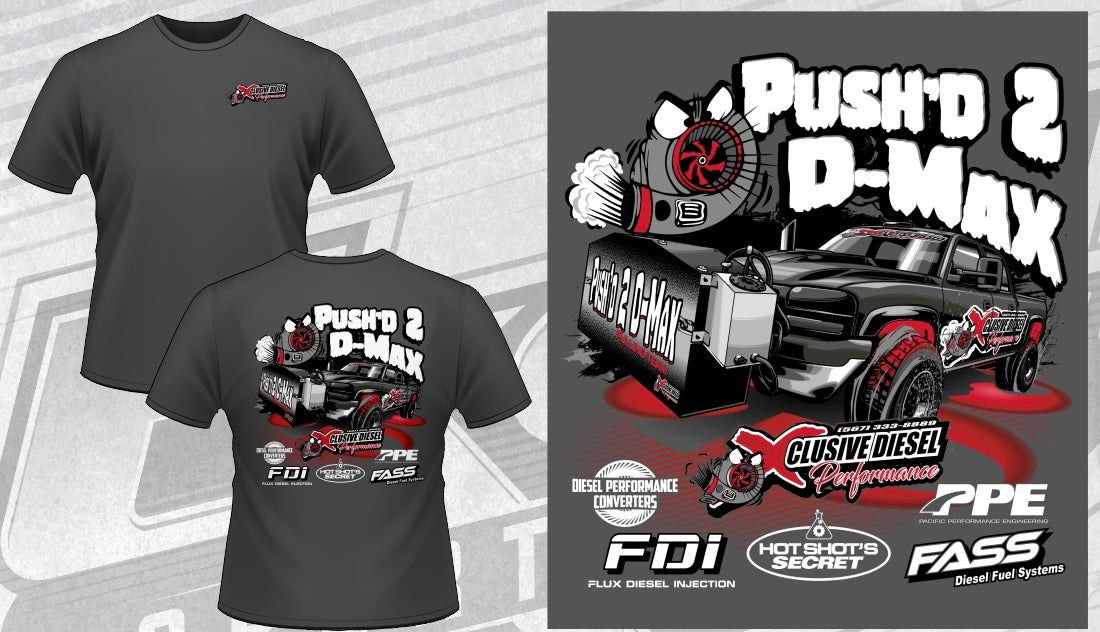 2025 Push’d 2 D-Max Pulling Team T-Shirts