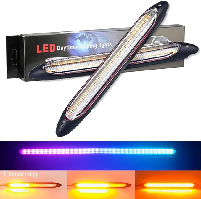 2pc LED Grille Lights w/ DRL & Switch Back Ability (Multiple Size & Color Options)