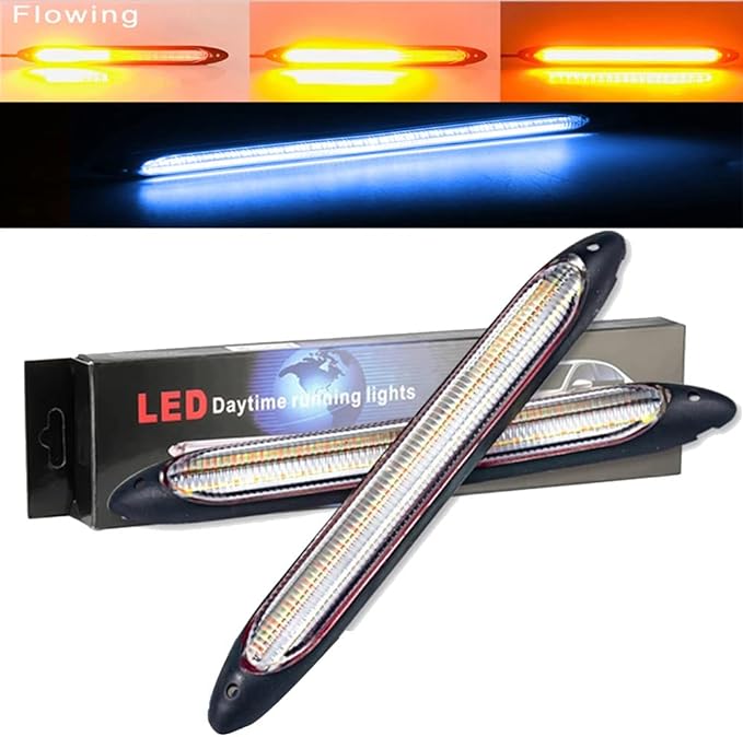2pc LED Grille Lights w/ DRL & Switch Back Ability (Multiple Size & Color Options)