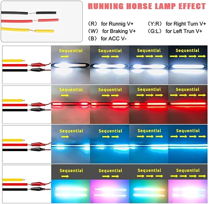 2pc LED Grille Lights w/ DRL & Switch Back Ability (Multiple Size & Color Options)