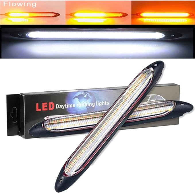 2pc LED Grille Lights w/ DRL & Switch Back Ability (Multiple Size & Color Options)