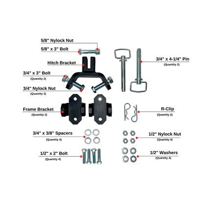 BulletProof Hitches Frame Mounted Hardware Kit