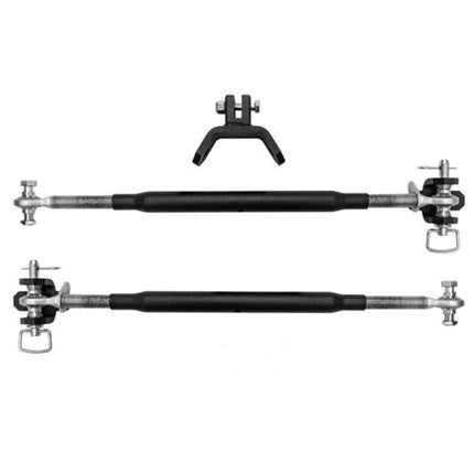 BulletProof Frame-Mounted Hitch Stabilizer Bars