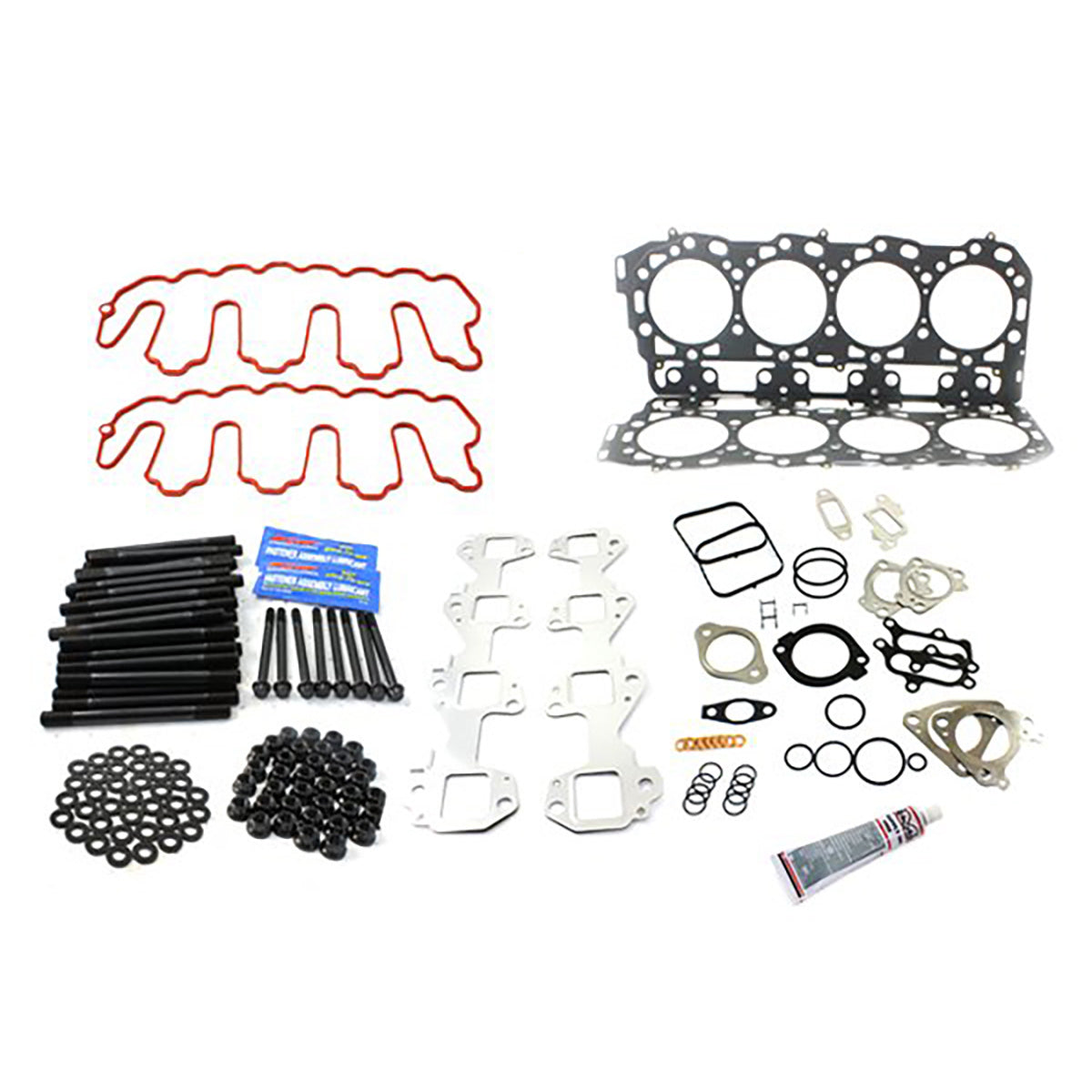 Duramax Head Gasket Kit - LLY, LBZ, LMM Kit, OEM Bolts, No Head Gaskets