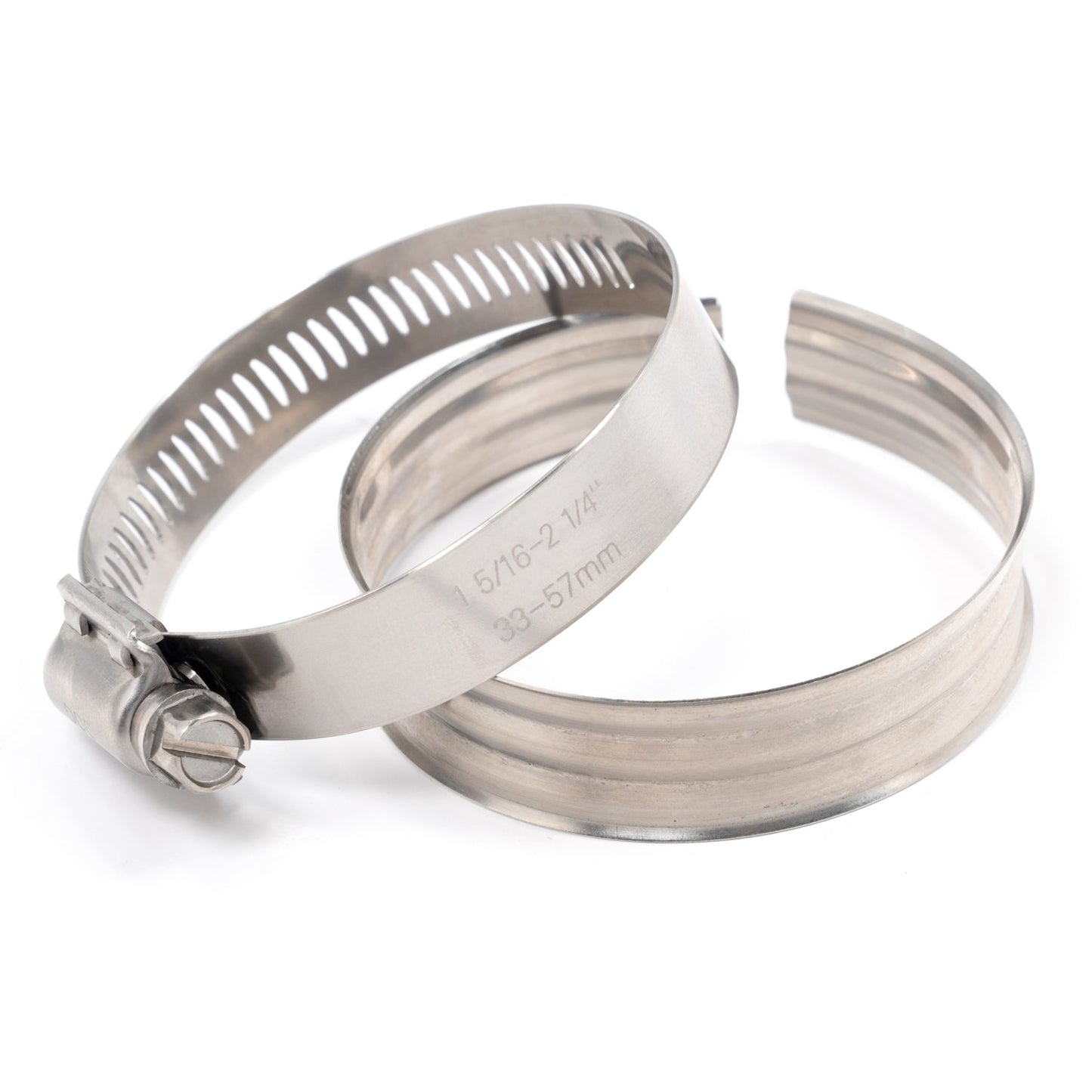 Hose Clamp with W-Style Inner Liner 5 Inch ID Range 117-140mm PPE Diesel