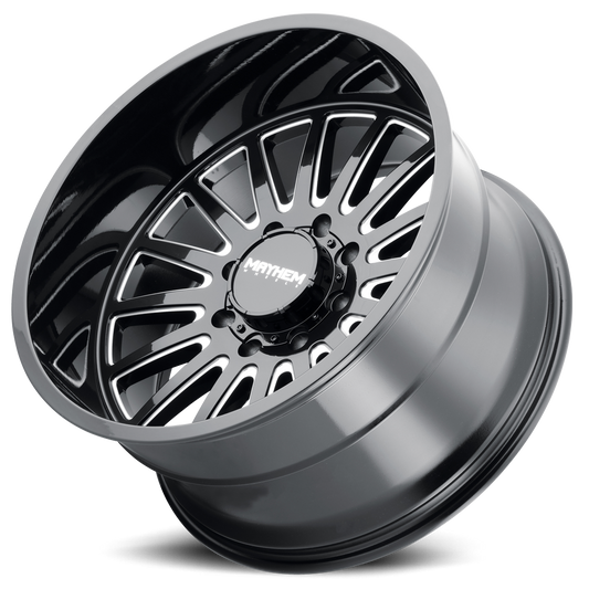 Mayhem Offroad Wheels Utopia 8114 20x9 Milled Black 18 Off Set 5 Lug 87.1 Bore Cast Aluminum