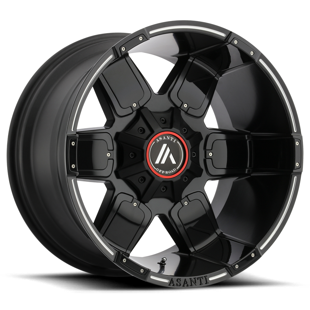 AB811 22X12 BLANK S-BLK MILL G-BLK ACC -44MM (108-140)