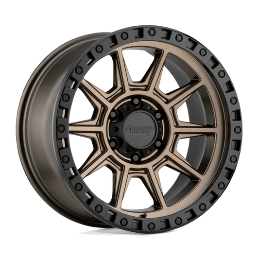 AR202 18X9 5X5.0 M-BRZ BLK LIP 00MM