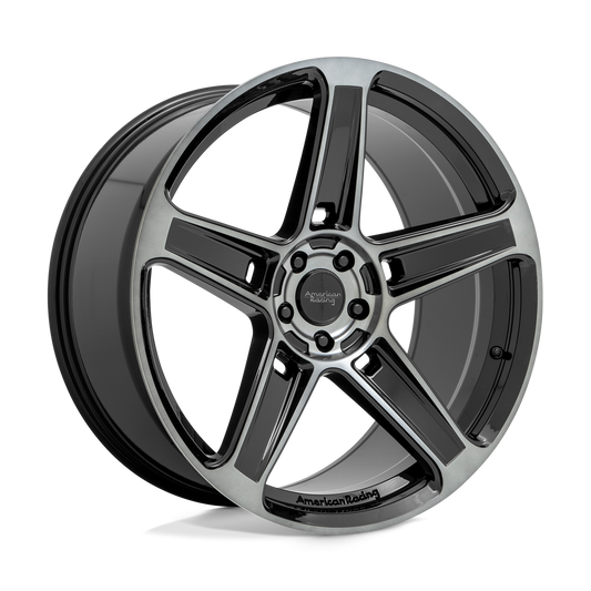 AR936 22X10.5 5X115 G-BLK-GRY 25MM