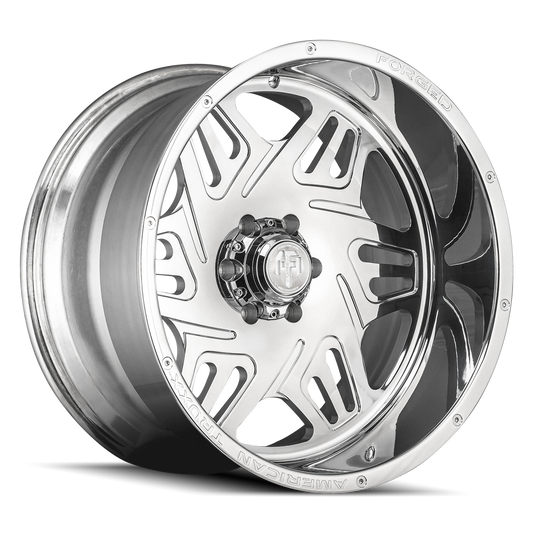Forged Orion ATF1908 Polished 22X12 8-170 -44MM 125.2MM Off Road Wheels American Truxx Forged