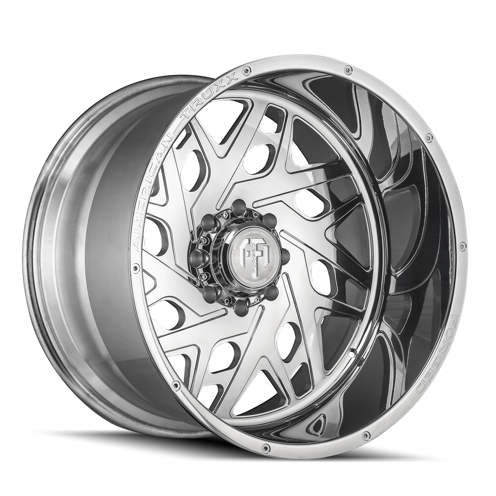 Forged Aries ATF1909 Polished 24X14 8-180 -76MM 124.2MM Off Road Wheels American Truxx Forged