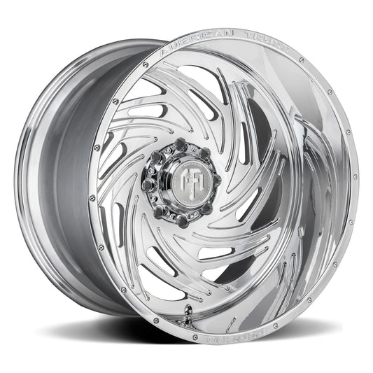 Twisted Forged Twisted ATF1911 Polished 22X12 8-170 -44MM 125.2MM Off Road Wheels American Truxx Forged
