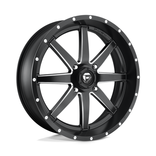 D538 14X7 4X137 MT-BLK-MIL 38MM