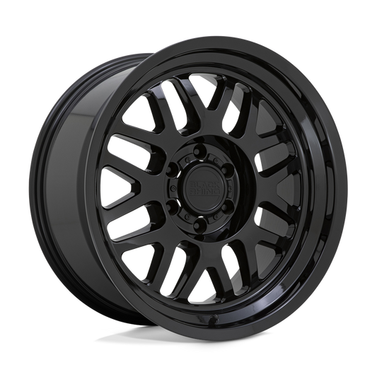 BRDLT 17X9.5 8X6.5 G-BLK -18MM