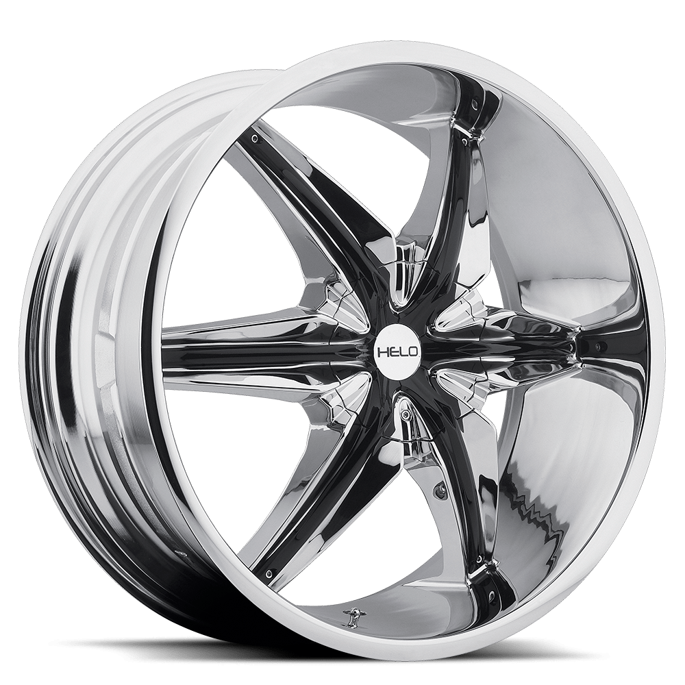 HE866 22X9.5 5X120 CHR W/ ACCENTS 35MM