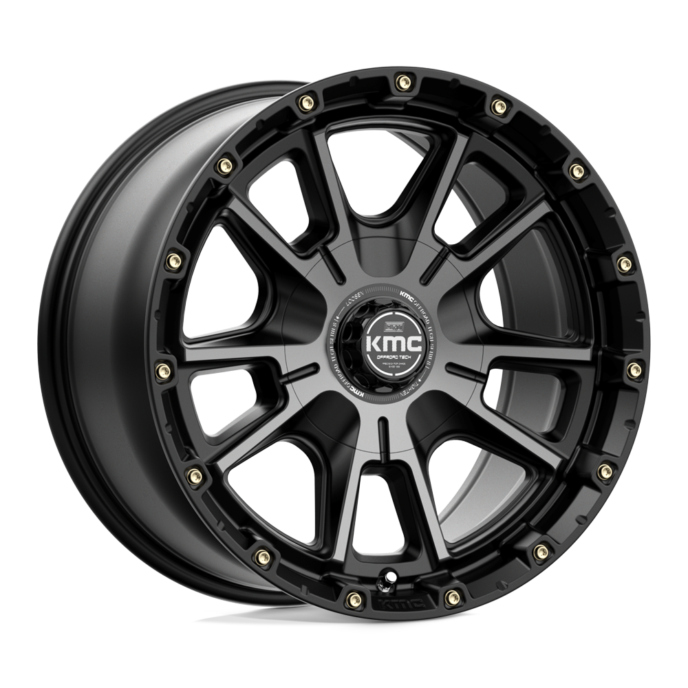 KM100 17X9 6X4.5/5.5 S-BLK GTCC 18MM