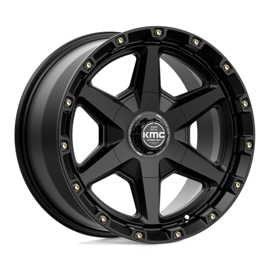 KM101 17X9 6X135/5.5 S-BLK 18MM