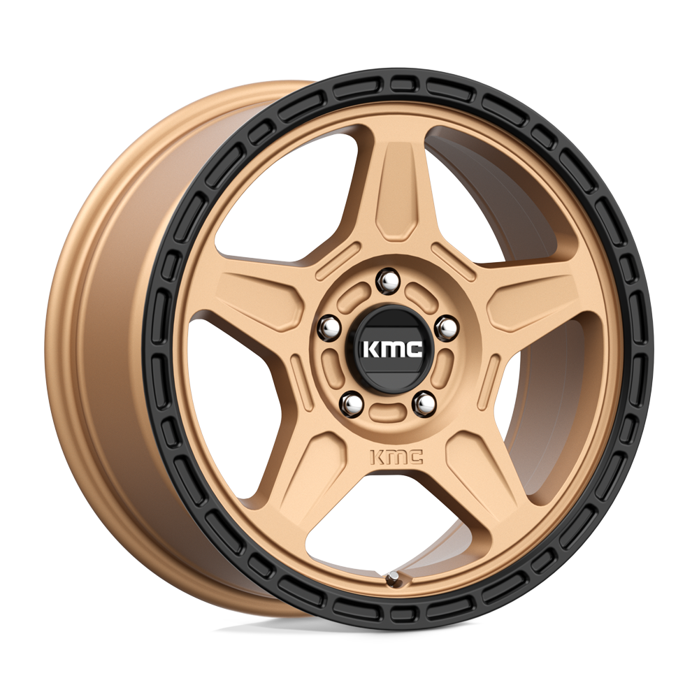 KM721 17X8 5X4.5 M-BRZ BLK LP 38MM