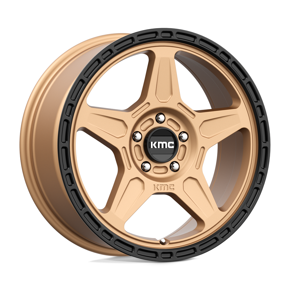 KM721 18X8 5X4.5 M-BRZ BLK LP 38MM