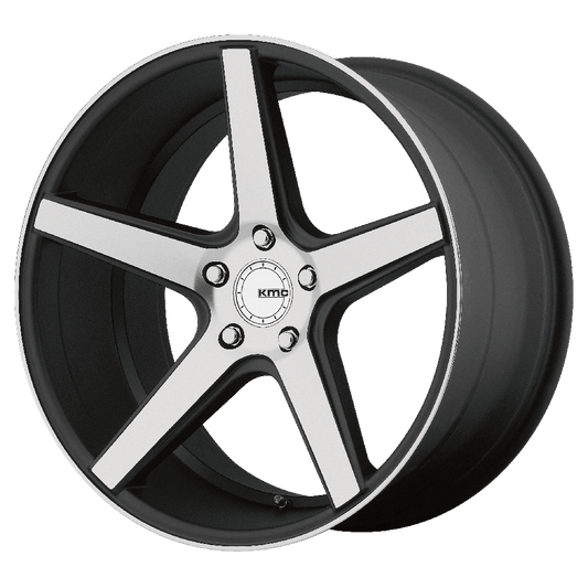 KM685 22X10.5 5X120 S-BLK MACH 40MM