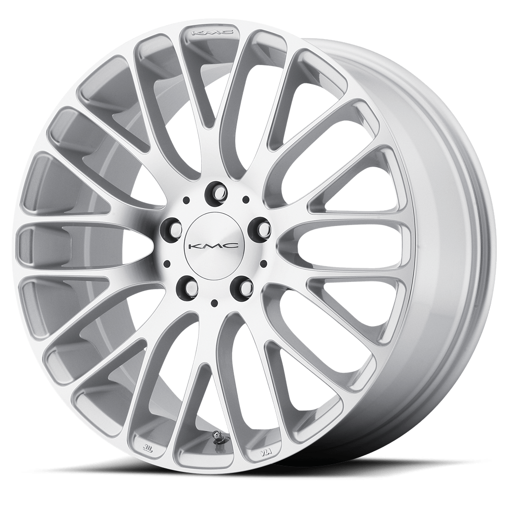 KM693 20X8.5 5X120 SLV MACH FACE 40MM