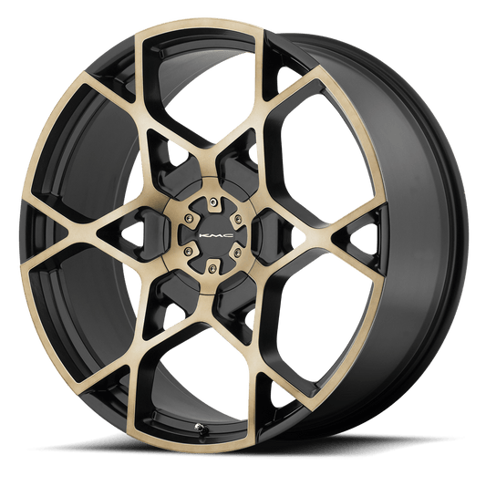 KM695 24X9.5 6X120/5.5 S-BLK TINTED 15MM