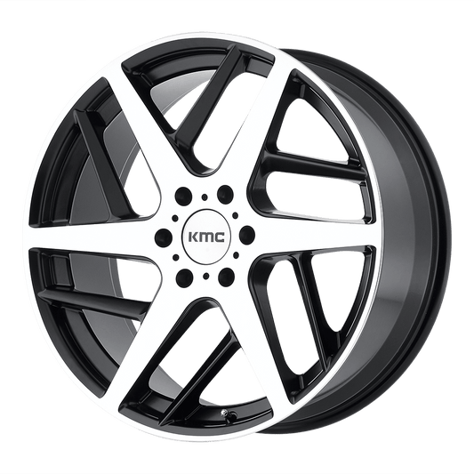 KM699 22X9 5X4.5 S-BLK MACH 35MM