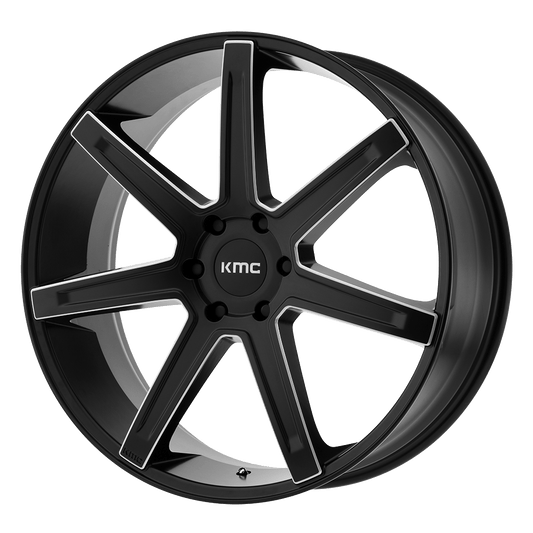 KM700 24X9.5 5X5.5 S-BLK MILL 15MM