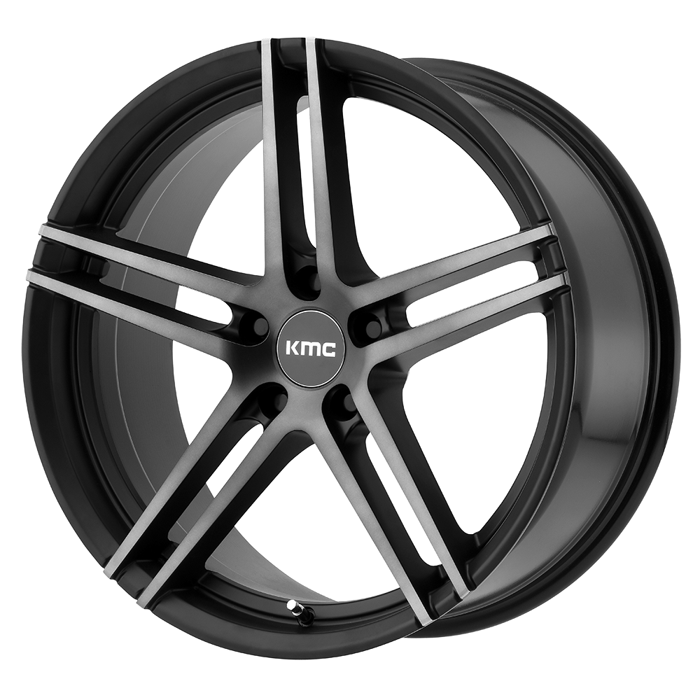 KM703 20X9 5X115 S-BLK TITAN FACE 25MM