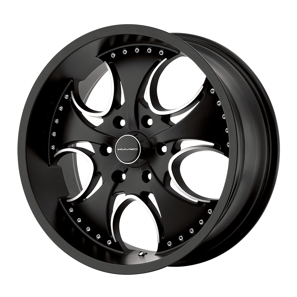 KM755 24X9.5 5X4.75 M-BLK 12MM
