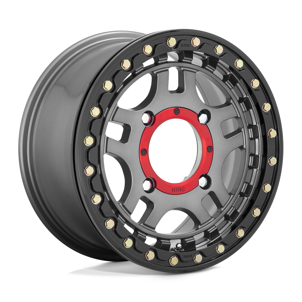 KS240 14X7 4X137 G-MTL BLK-RING 38MM