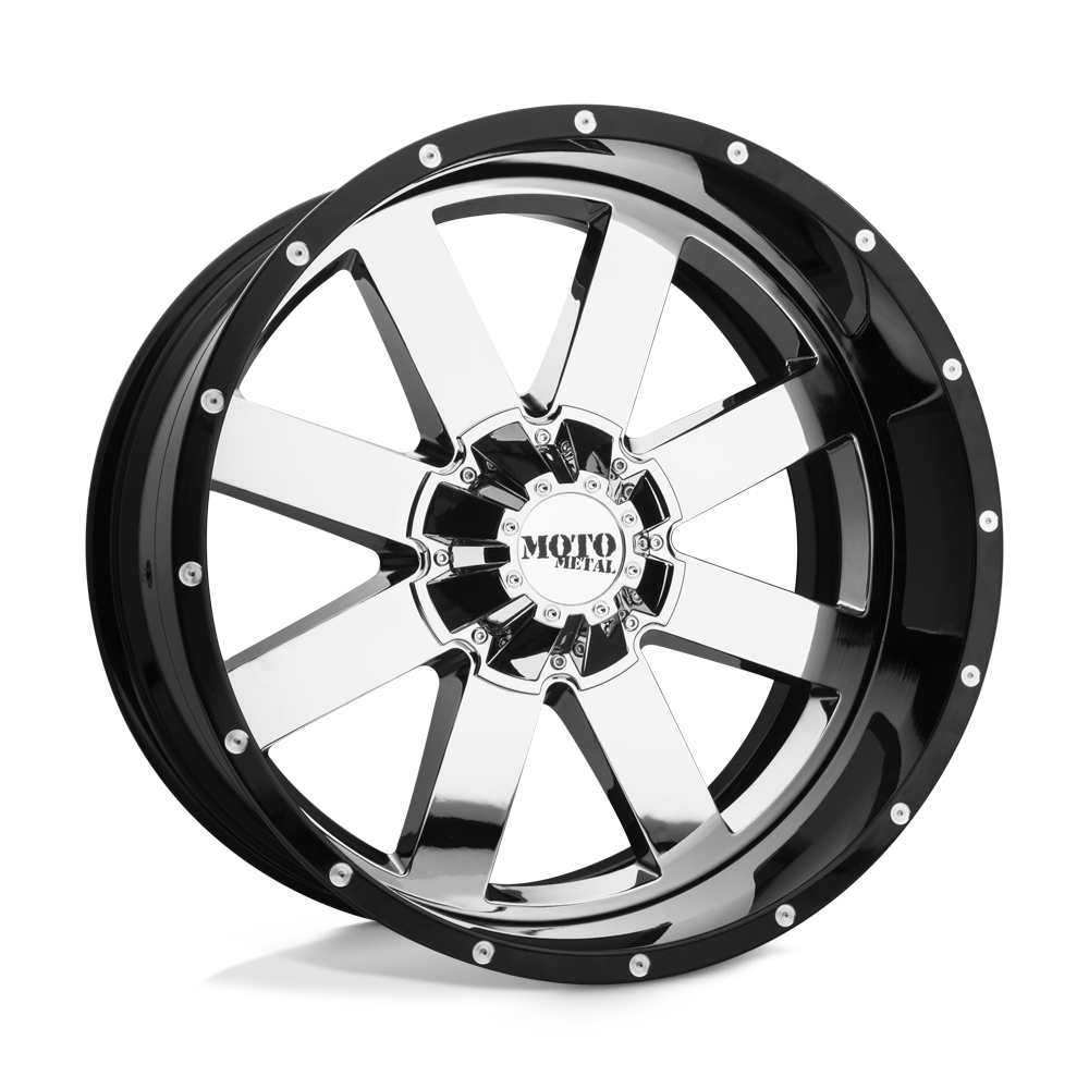 MO200 22X12 8X180 CHR G-BLK MILL LP -44MM