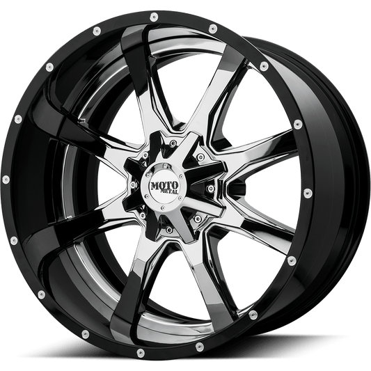 MO201 22X12 5X5.5 CHR BLK MILL LP -44MM