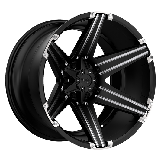 TUT12 20X10 5X150 S-BLK MILLED -19MM