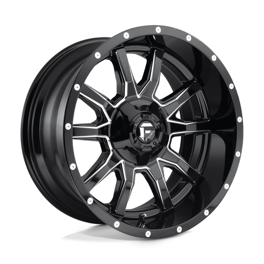 D627 18X9 5X4.5/5.0 GL-BLK-MIL -12MM