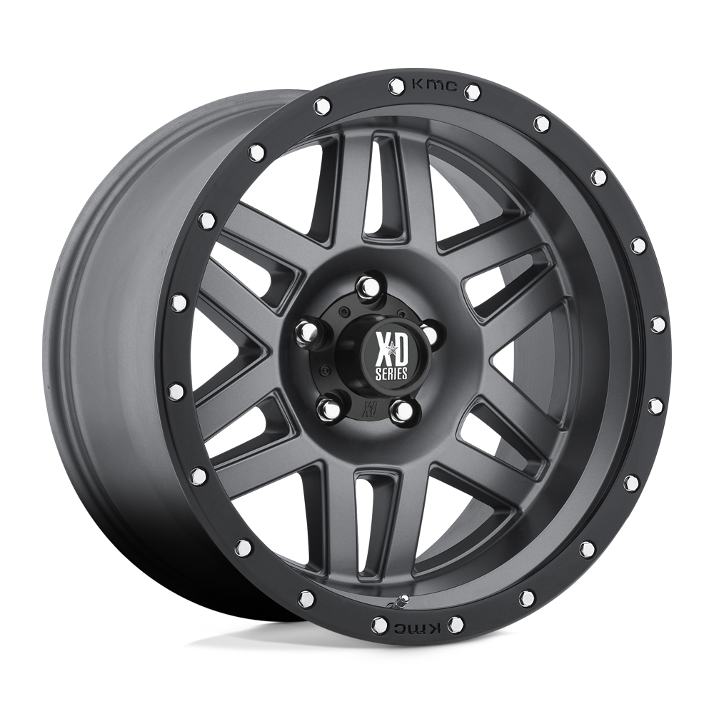 XD128 17X9 5X5.5 M-GRY BLK-RING -12MM