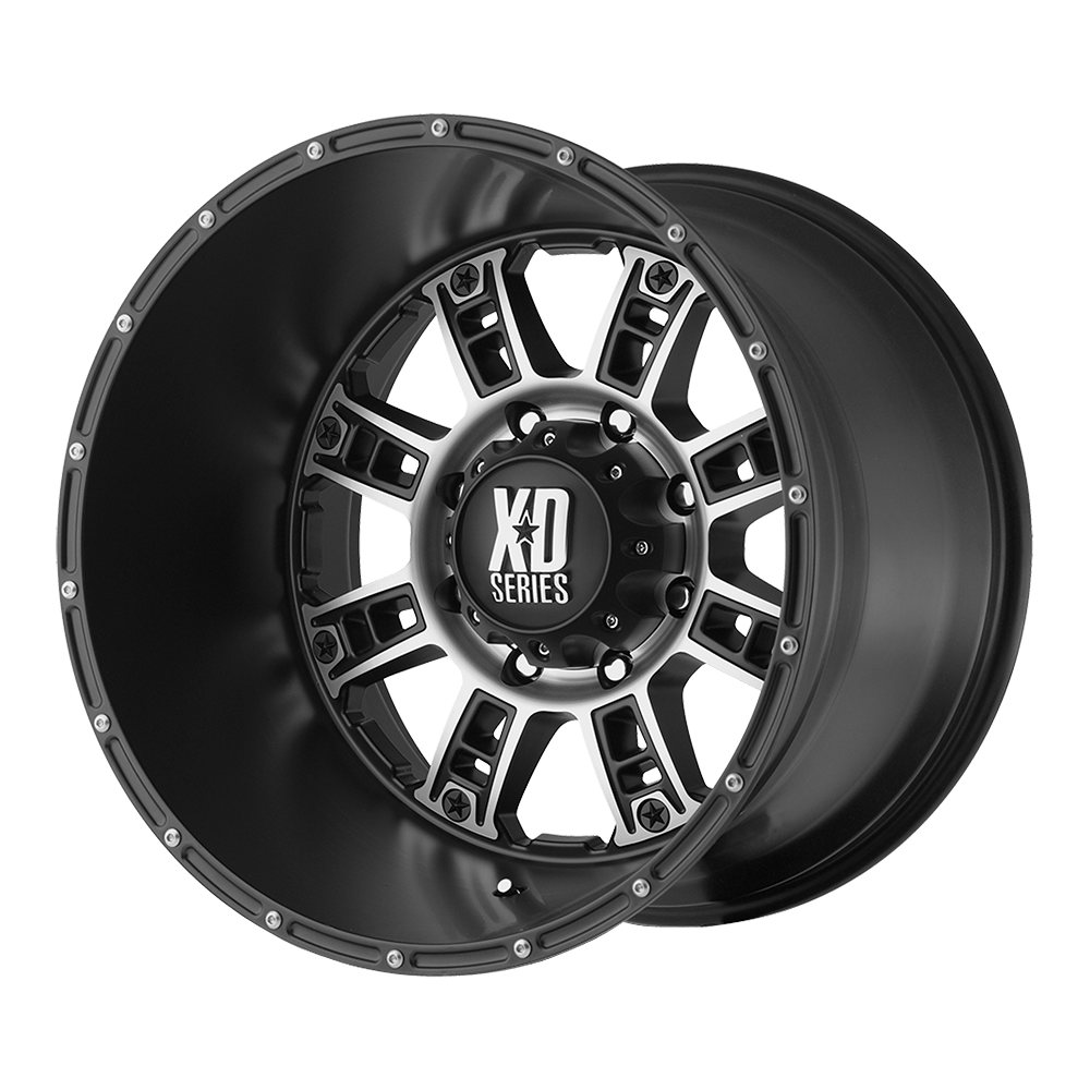 XD809 20X12 6X5.5 M-BLK MACH -44MM