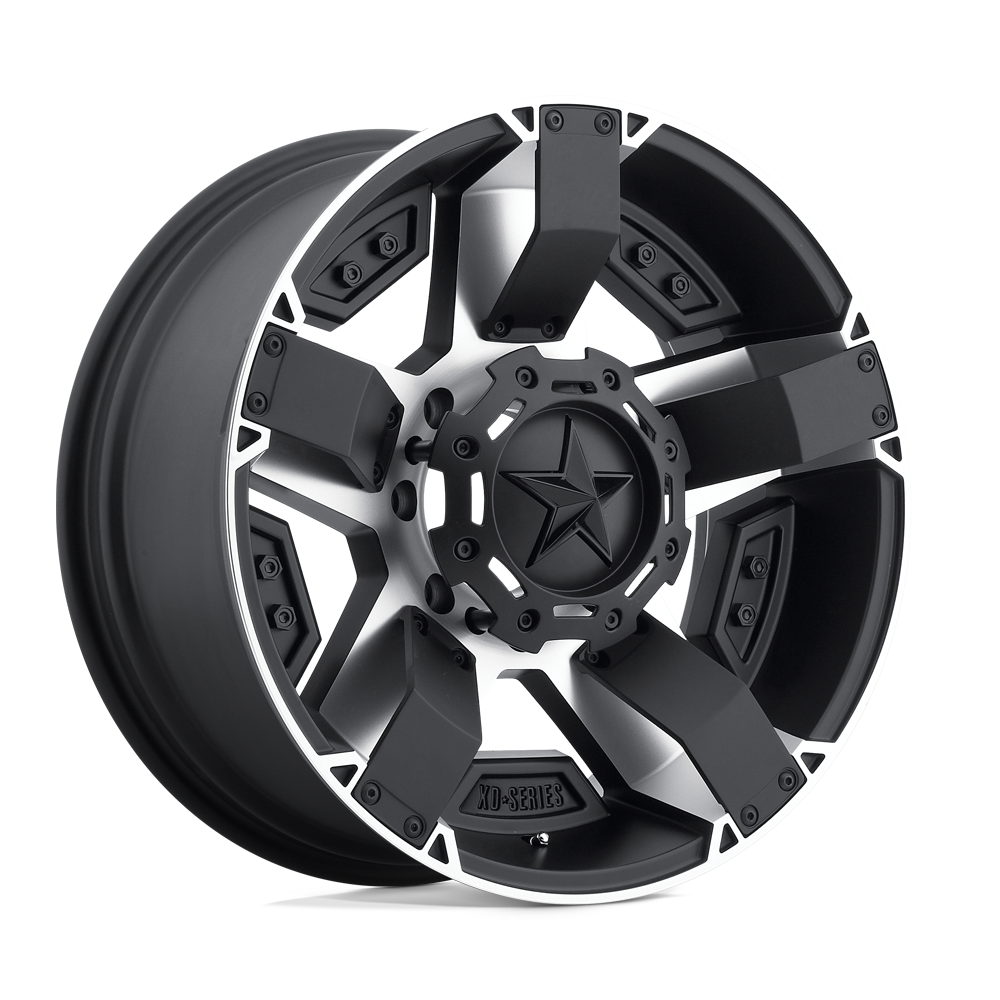 XD811 17X8 5X5.0/5.5 M-BLK MACH 10MM