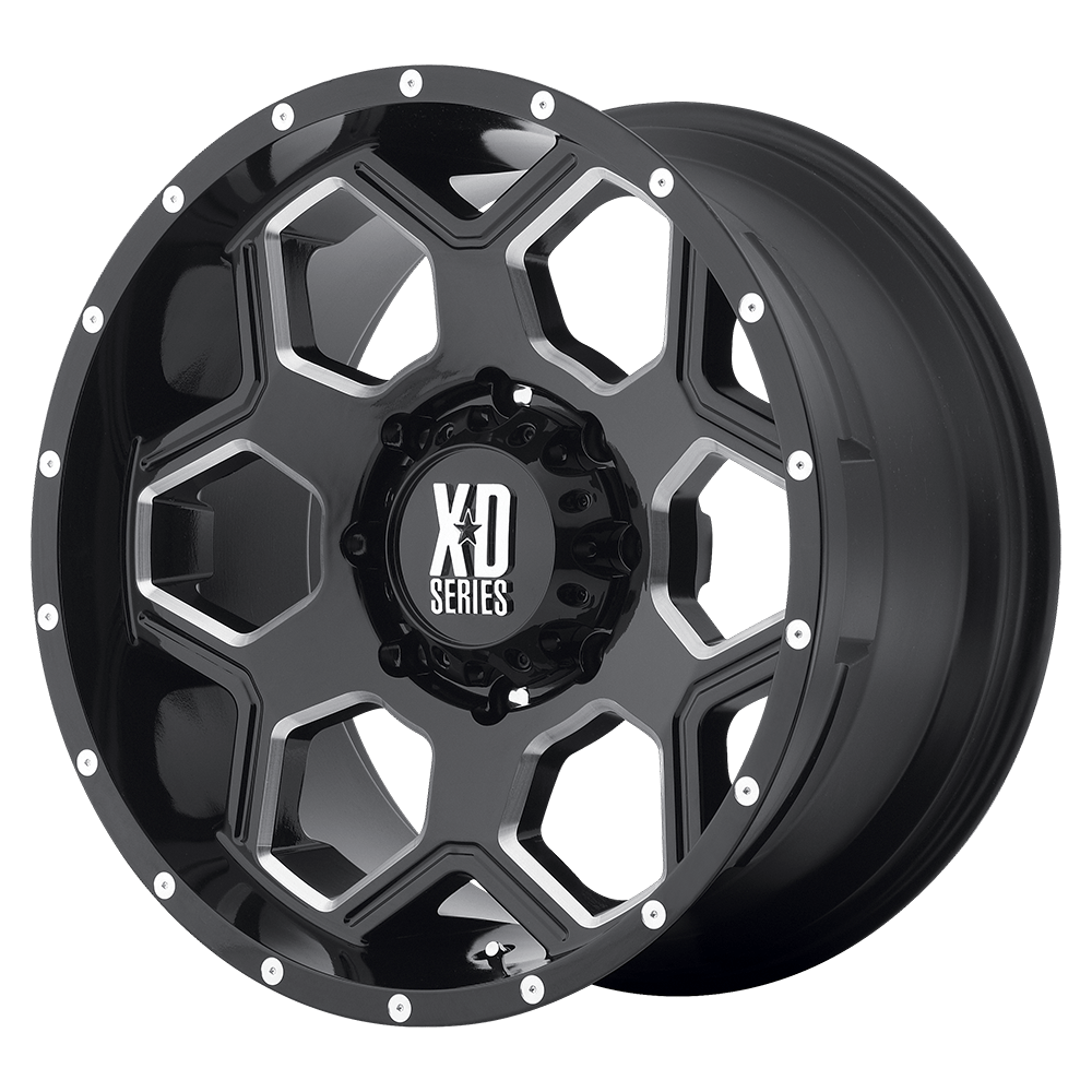 XD813 20X10 6X135 G-BLK MILL -24MM