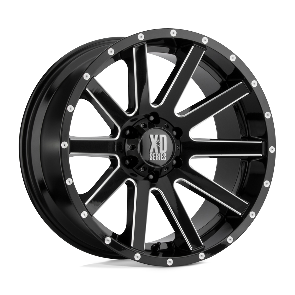 XD818 20X10 5X5.0 G-BLK MILL -24MM