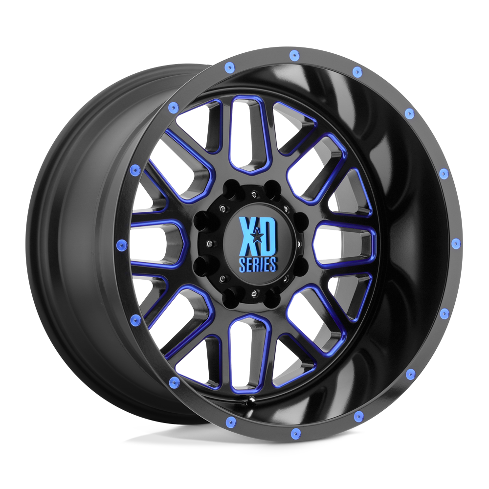XD820 18X9 5X5.0 S-BLK MILL BTCC -12MM