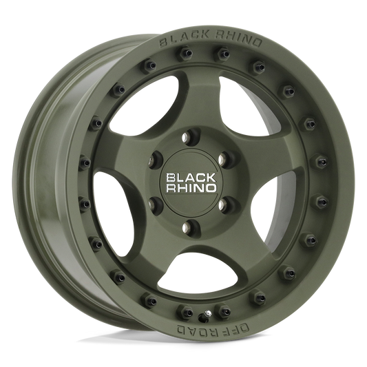 BRBTM 16X8 5X5.0 OD-GRN -10MM