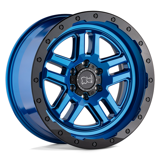 BRBTW 18X9.5 6X5.5 DRBR-BLU-BLKLP 12MM