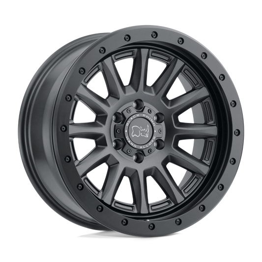 BRDGR 18X8.5 6X5.5 GUN-BLK 0MM