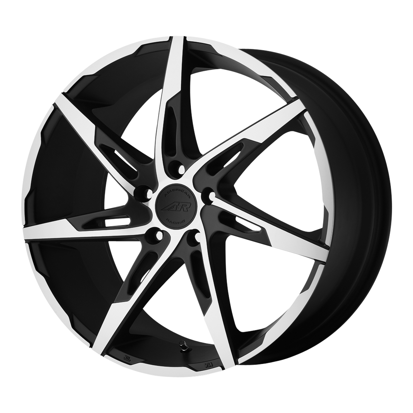 AR900 17X7.5 5X115 S-BLK MACH 45MM