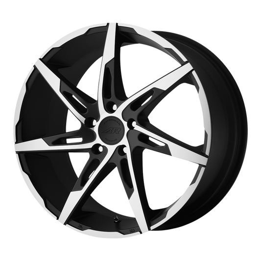 AR900 17X7.5 5X115 S-BLK MACH 45MM