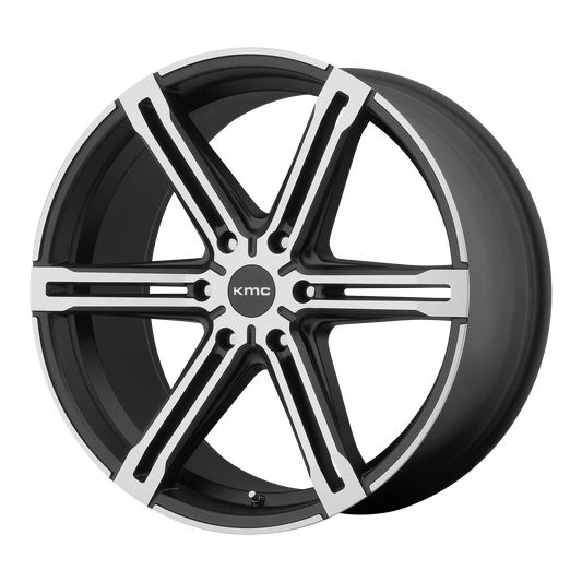 KM686 22X9.5 6X135 S-BLK MACH 38MM