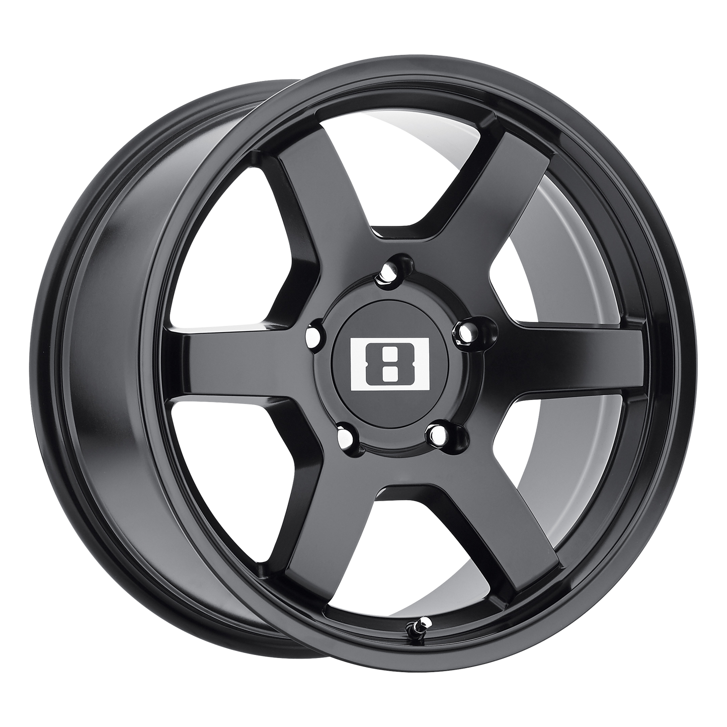 LEMK6 16X8 6X5.5 M-BLK 00MM