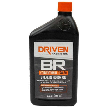 Industrial Injection - Driven Racing Oil SAE 15W-50 Conventional Break-In Motor Oil, 1 Quart