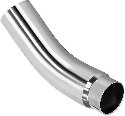 23" Long Chrome 45-Degree Exhaust Tip (4" Inlet & 5" Inlet)